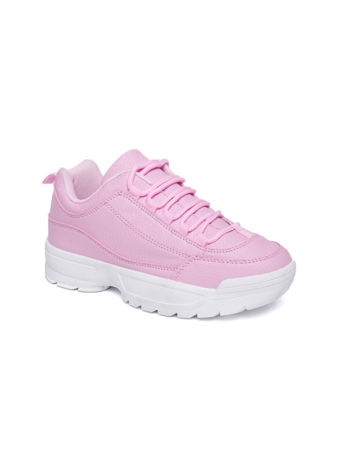 

Truffle Collection Women Pink Sneakers