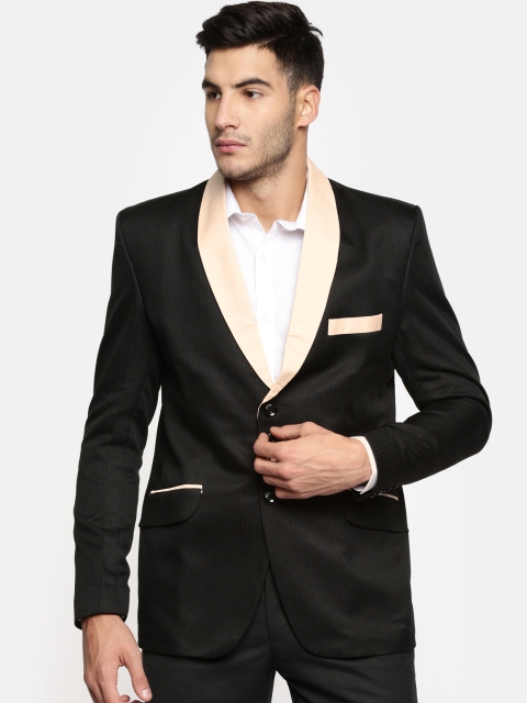 

Couture Cut Black Solid Single-Breasted Slim Fit Smart Casual Blazer