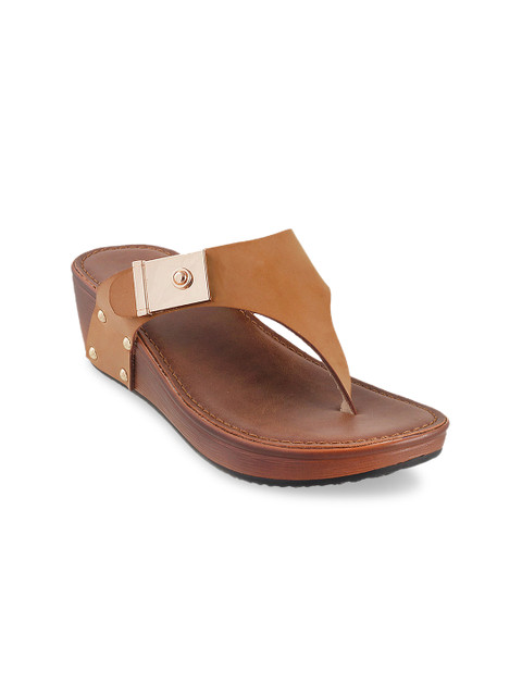 

Mochi Women Beige Solid Sandals