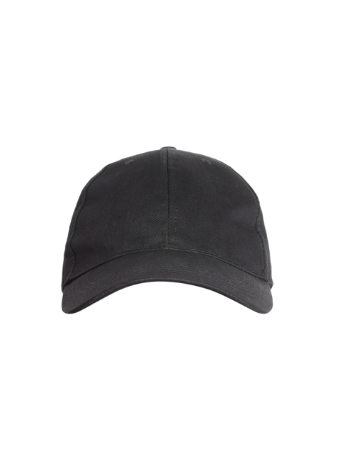 

Blueberry Men Black Solid Baseball Cap