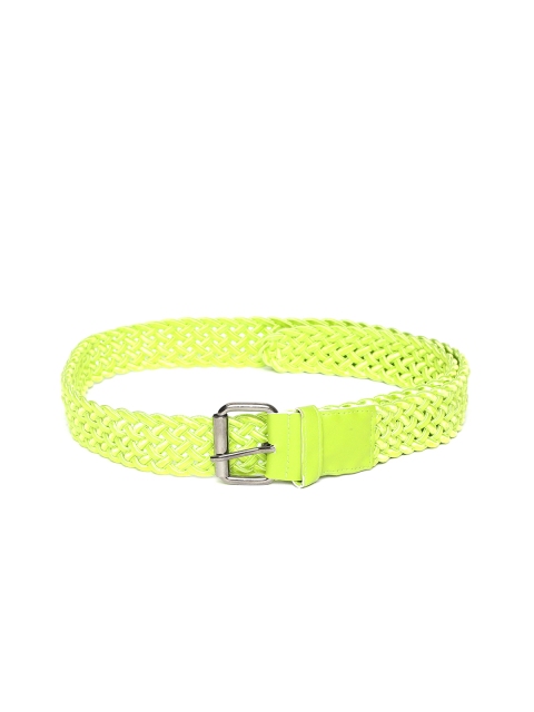 

Blueberry Men Fluorescent Green Braided Belt