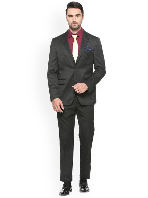 

Van Heusen Black Slim Fit Single Breasted Formal Suit