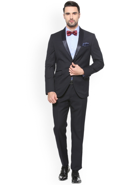 

Van Heusen Navy Blue Slim Fit Single Breasted Formal Suit