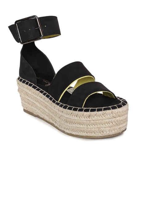 

Superdry Women Black Solid Flatforms