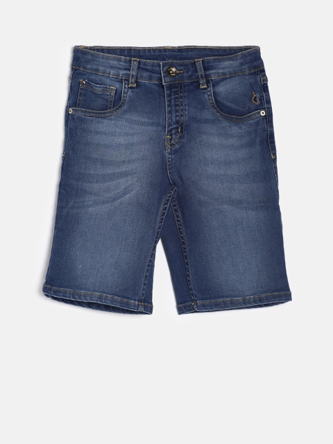 

Gini and Jony Boys Blue Washed Regular Fit Denim Shorts