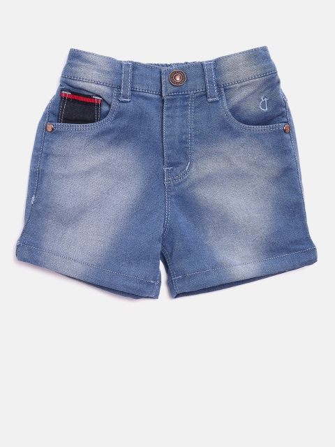 

Gini and Jony Boys Blue Washed Regular Fit Denim Shorts