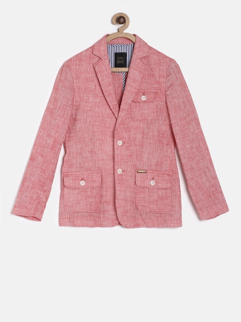 

Gini and Jony Boys Pink Single-Breasted Casual Blazer