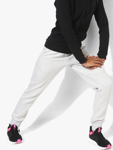 

Puma Women Grey Melange Solid Regular Fit ESS Sweat Joggers