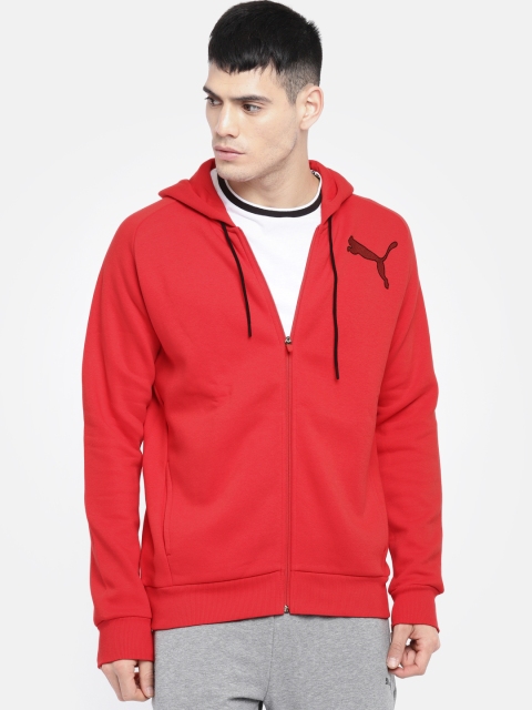 

Puma Men Red P48 Modern Sport FZ hoody FL Sweatshirt