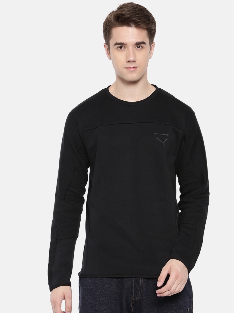 

Puma Men Black Solid Pace Crew Sweatshirt