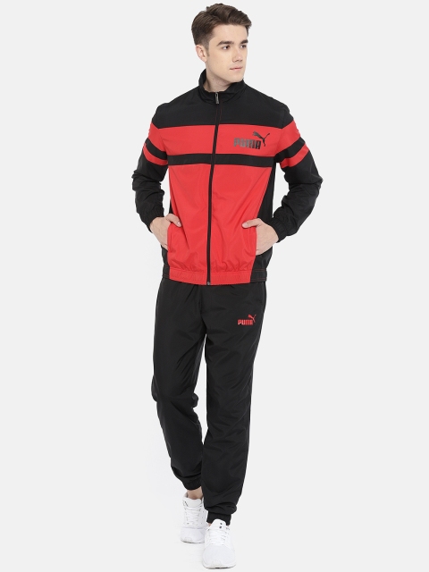 

Puma Men Red & Black CB Woven Tracksuit
