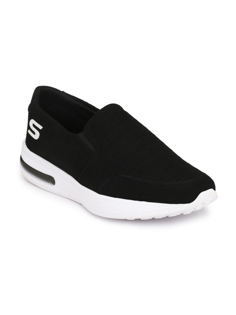 

Fentacia Men Black Slip-On Sneakers