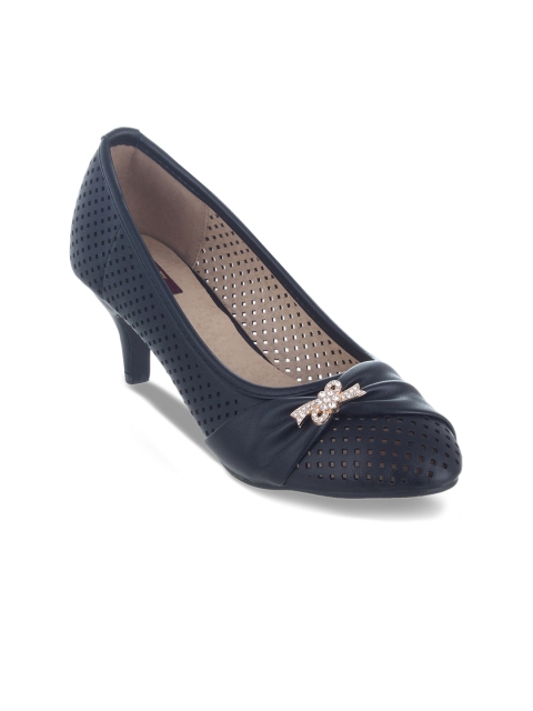 

SHUZ TOUCH Women Teal Solid Pumps
