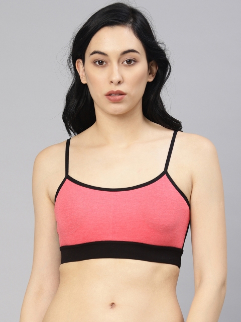 

HRX by Hrithik Roshan Lifestyle Peach-coloured Non-Wired Lightly Padded Bralette LS-7064B