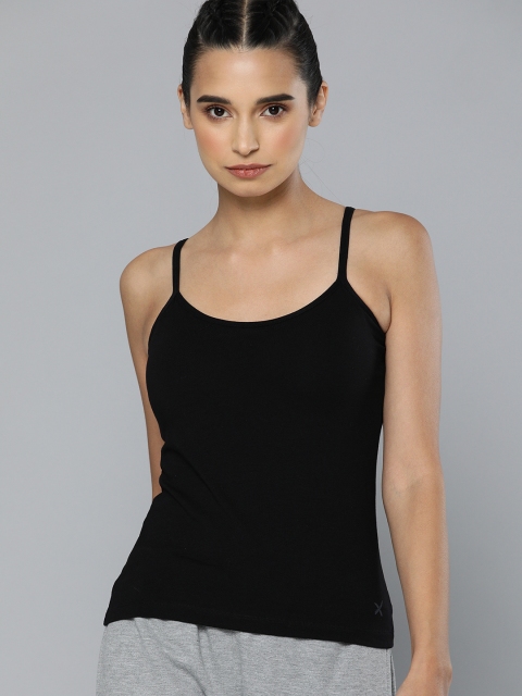 

HRX by Hrithik Roshan Women Black Solid Camisole LS-7088C