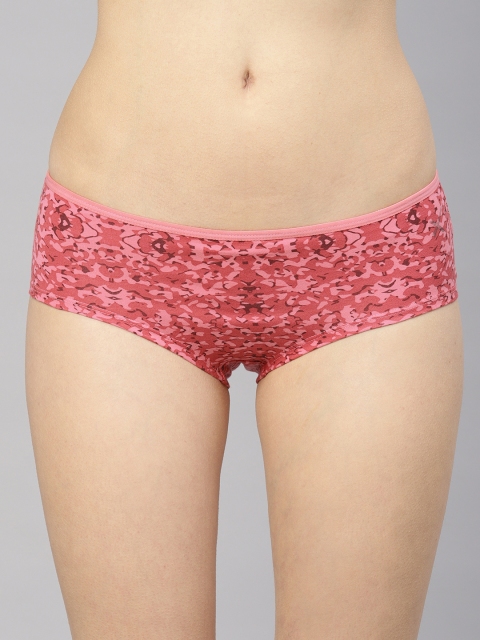 

HRX by Hrithik Roshan Women Red Printed Lifestyle Brief LS-7056A