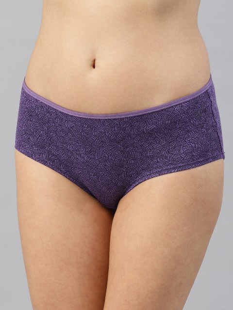 

HRX by Hrithik Roshan Women Purple Printed Lifestyle Briefs LS-7056C