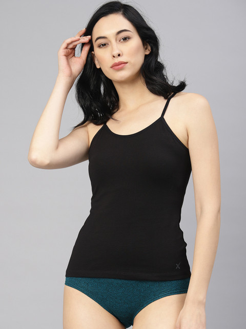 

HRX by Hrithik Roshan Women Lifestyle Black Solid Camisole LS-7065E