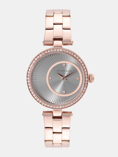 

GIORDANO Women Silver-Toned Analogue Watch