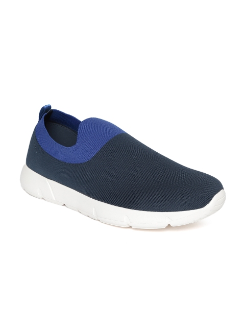 

United Colors of Benetton Men Blue Slip-On Sneakers