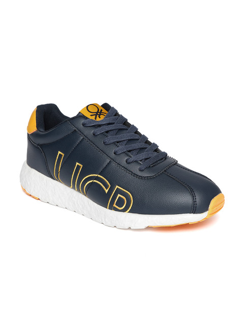 

United Colors of Benetton Men Navy Blue Sneakers