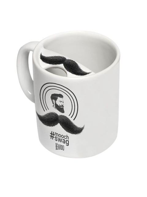 

BEARDO Men Mooch Swag Mug, White