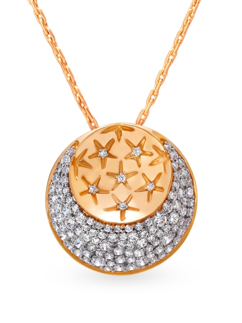 

Mia Glam by Tanishq 14KT Rose Gold Cubic Zirconia Pendant