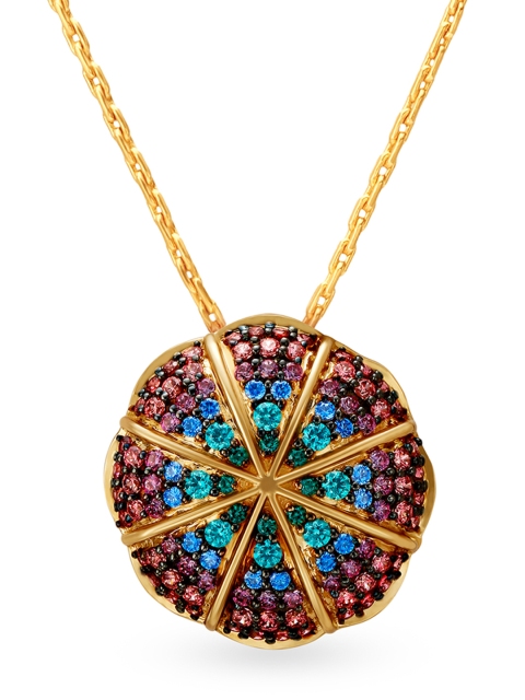 

Mia Glam by Tanishq 14KT Yellow Gold Cubic Zirconia Pendant