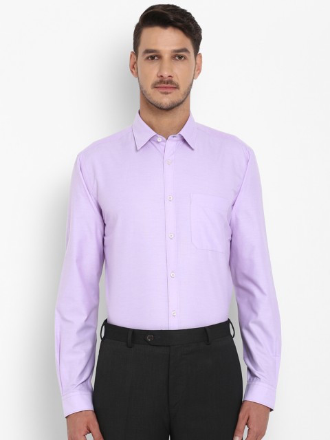 

Next Look Men Lavender Regular Fit Solid Formal Shirt