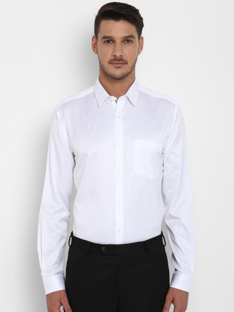 

Next Look Men White Slim Fit Solid Formal Shirt