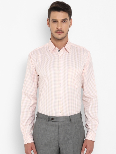 

Next Look Men Pink Slim Fit Checked Formal Shirt
