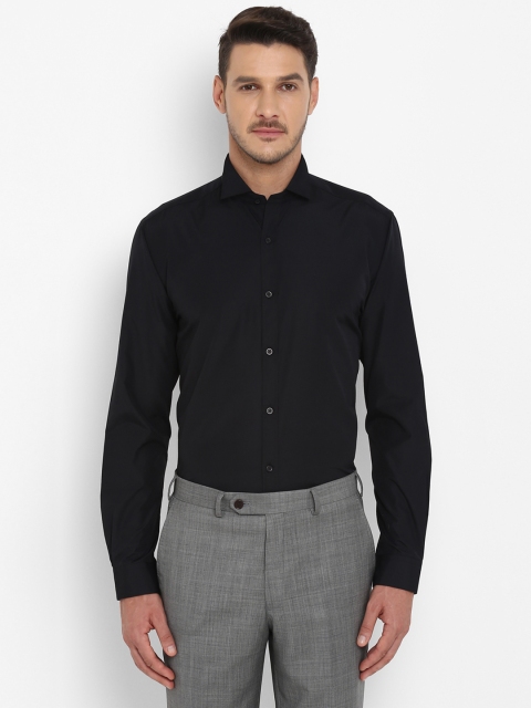 

Next Look Men Black Slim Fit Solid Formal Shirt
