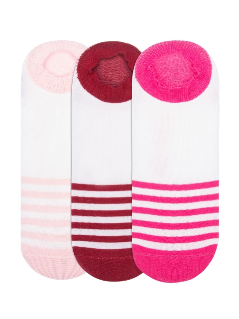 

JUMP USA Women Pack of 3 Shoeliners, White