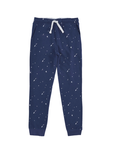 

Poppers by Pantaloons Boys Blue Printed Joggers