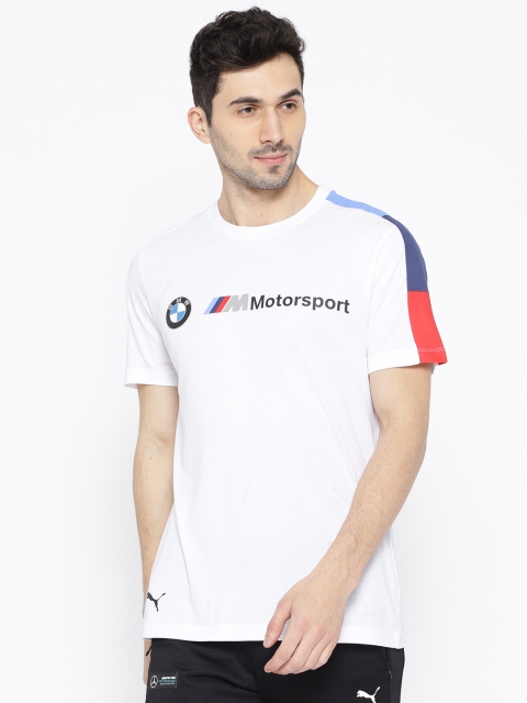 

PUMA Motorsport Men White BMW MMS T7 Solid T-shirt