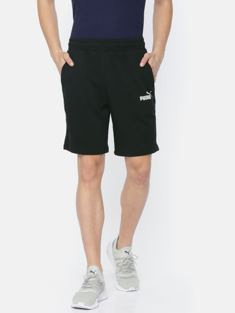 

Puma Men Black ESS Sweat 10" Bermudas TR Solid Sports Shorts