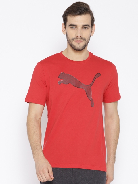 

Puma Men Red Printed P48 Modern Sports T-shirt