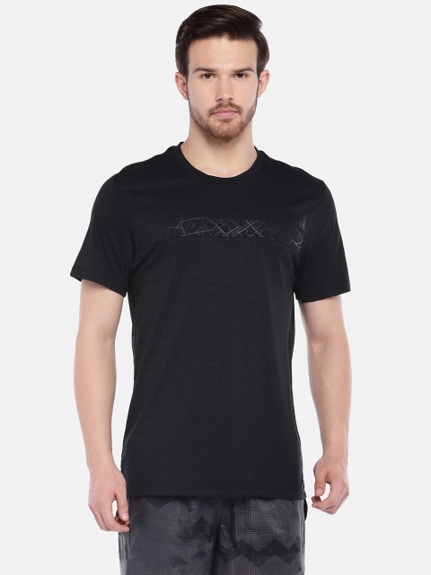 

Puma Men Black Printed dryCELL N.R.G.Triblend Graphic T-shirt