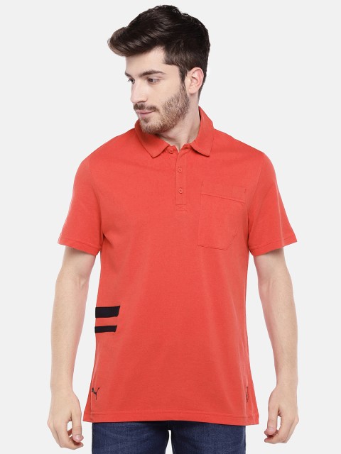 

PUMA Motorsport Men Red Ferrari Polo Solid T-shirt