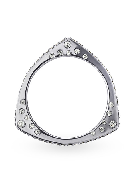 

Mia by Tanishq 14-Karat White Gold Cubic Zirconia Finger Ring