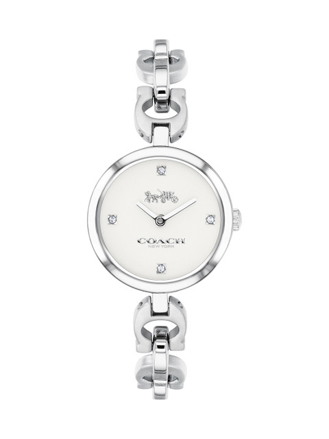 

Coach Women Off-White Analogue Watch CO14503077W