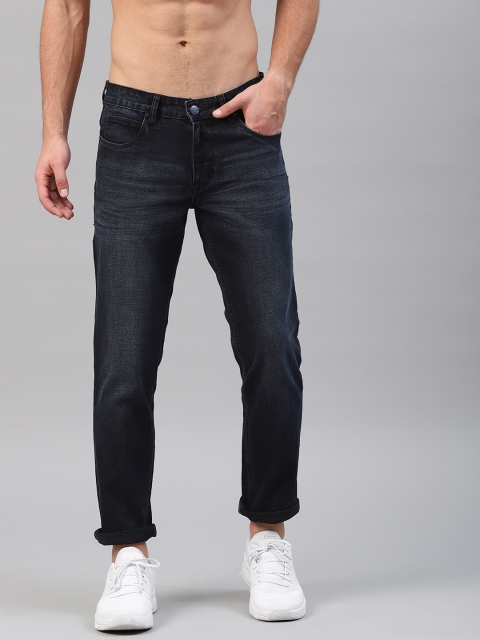 

HRX by Hrithik Roshan Men Navy Blue Slim Fit Mid-Rise Clean Look Stretchable Jeans