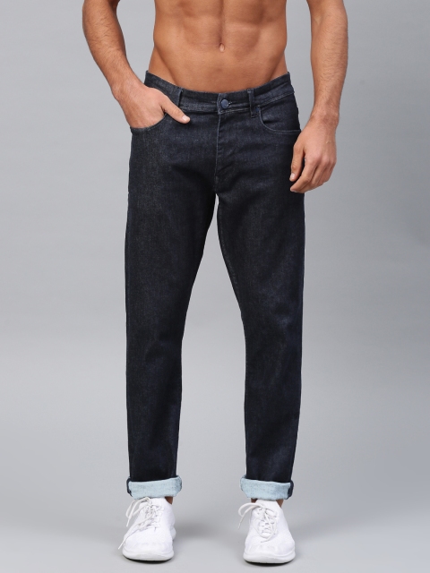 

HRX by Hrithik Roshan Men Blue Slim Fit Mid-Rise Clean Look Stretchable Jeans