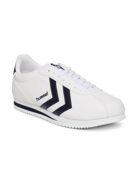 

hummel Unisex White Solid NINETYONE Sneakers