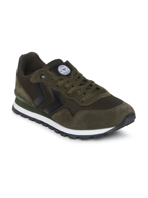 

hummel Men Olive Green Thor Running Shoes