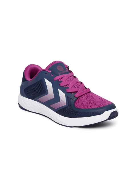 

hummel Women Blue & Pink Terrafly LT Training Shoes