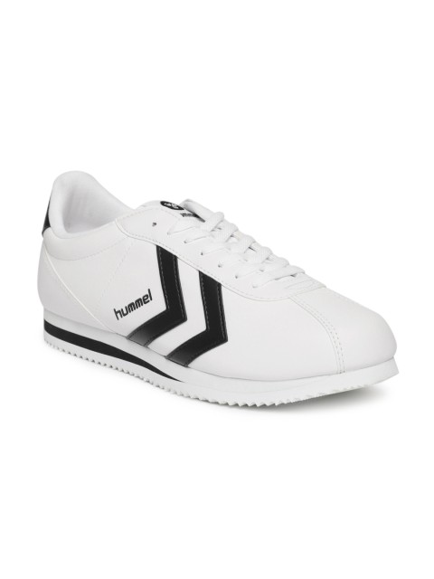 

hummel Unisex White Solid NINETYONE Sneakers