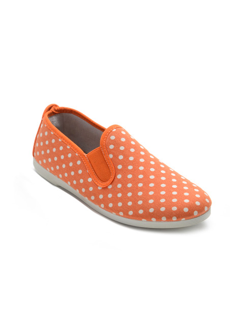 

SCENTRA Women Orange Slip-On Sneakers