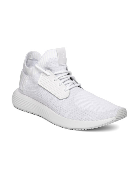 

Puma Men White Uprise Knit Sneakers