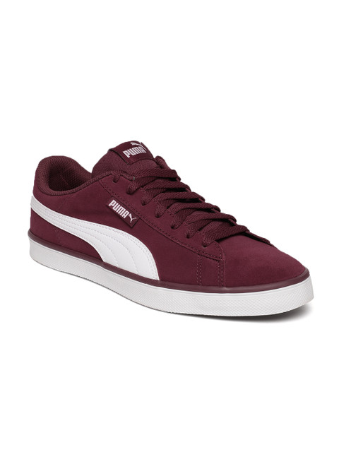 

Puma Unisex Maroon Urban Plus Suede Sneakers